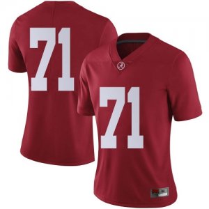 Women's Alabama Crimson Tide #71 Darrian Dalcourt Crimson Limited NCAA College Football Jersey 2403NKIM2